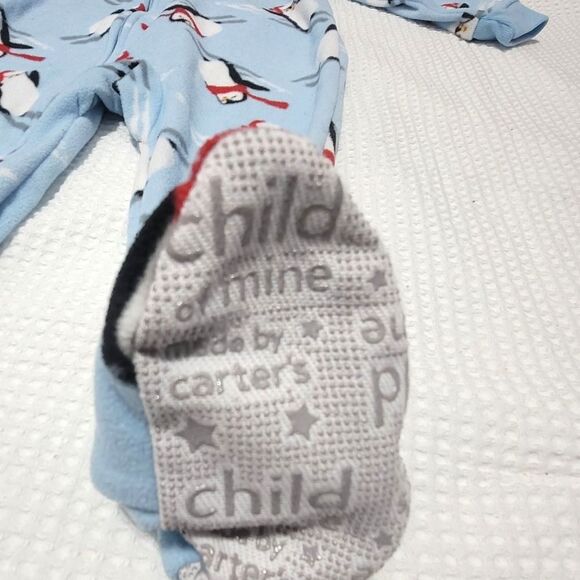 Carter's baby boys full zip fleece footie one piece Size 18M Pajama - Picture 2 of 5
